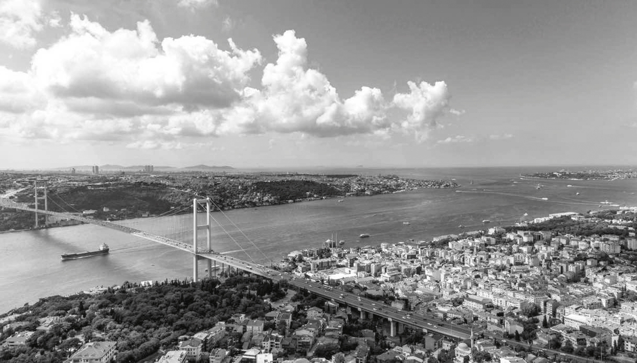 Istanbul, view of the Bosporus